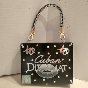Original Suenos de Saundra Upcycled DIPLOMAT Cigar Box Purse